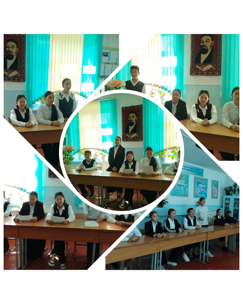 "Ақындық жолдың бастау алуы"   жас (оқушы) ақындармен сұхбат өткізілді.
